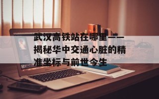 武汉高铁站在哪里——揭秘华中交通心脏的精准坐标与前世今生