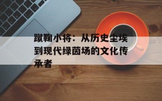 蹴鞠小将：从历史尘埃到现代绿茵场的文化传承者