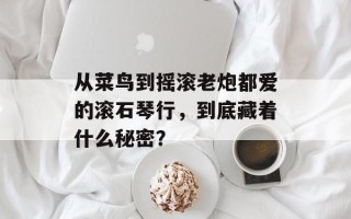 从菜鸟到摇滚老炮都爱的滚石琴行，到底藏着什么秘密？