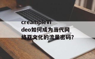 creampieVideo如何成为当代网络亚文化的流量密码？