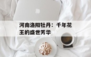 河南洛阳牡丹：千年花王的盛世芳华