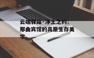 云端驿站·净土之约：那曲宾馆的高原生存美学