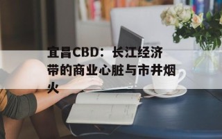 宜昌CBD：长江经济带的商业心脏与市井烟火