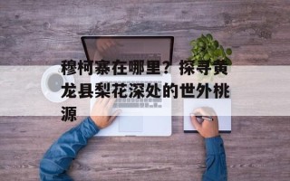 穆柯寨在哪里？探寻黄龙县梨花深处的世外桃源