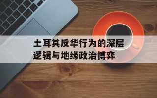 土耳其反华行为的深层逻辑与地缘政治博弈