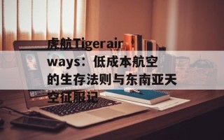 虎航Tigerairways：低成本航空的生存法则与东南亚天空征服记