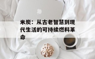 米炭：从古老智慧到现代生活的可持续燃料革命