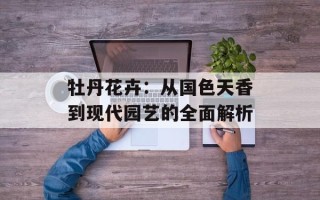 牡丹花卉：从国色天香到现代园艺的全面解析