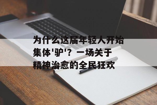 为什么这届年轻人开始集体'驴'？一场关于精神治愈的全民狂欢-第1张图片-